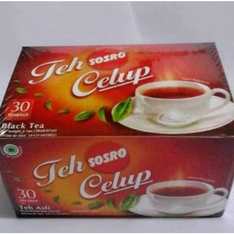 

Teh Sosro celup isi 30s