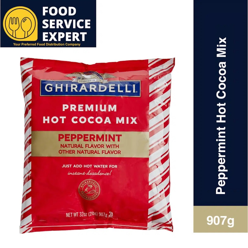 

Ghirardelli Peppermint Flavored Hot Cocoa 907g