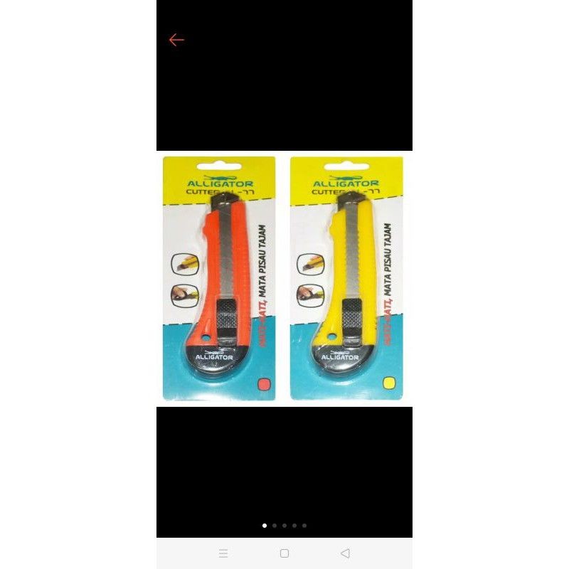 

Aligators cutter Red/yellow