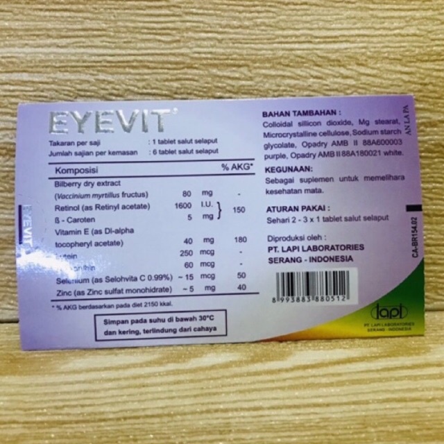 EYEVIT | Vitamin Kesehatan Mata