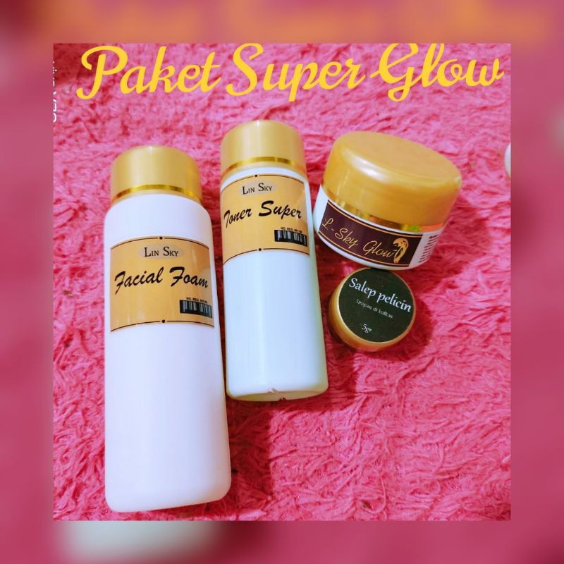 LINSKY PAKET SUPER GLOW TERBARU (ORIGINAL TERMURAH )