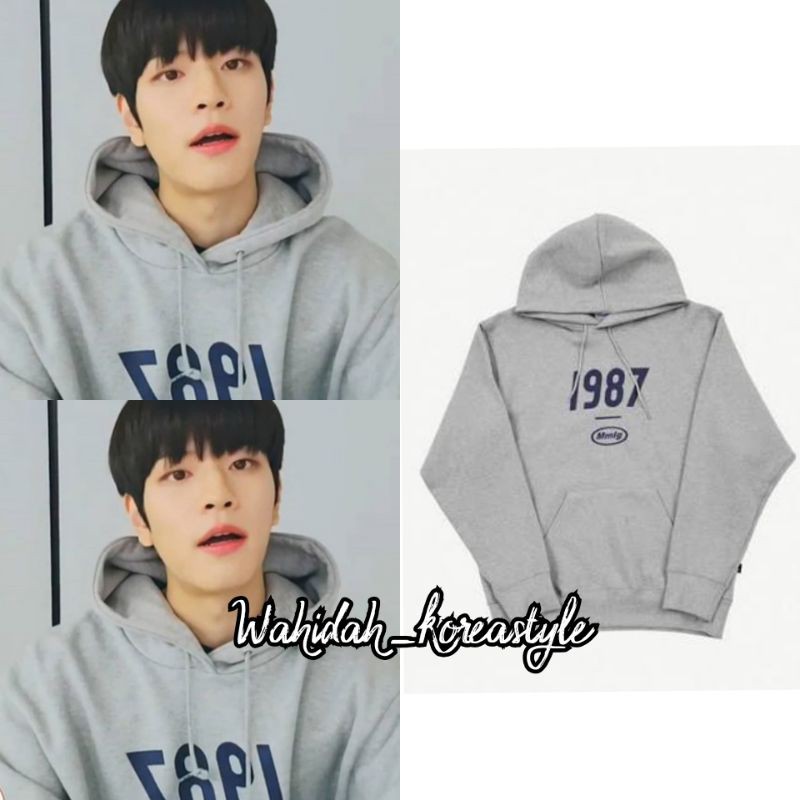 Jaket Hoodie Seungmin Straykids "1987 MMLG Hoodie" Baju Idol K-Pop Fashion