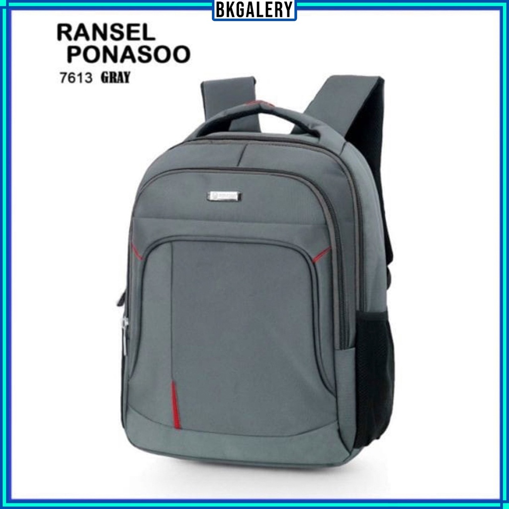 GROSIRCOD tas ransel laptop Ponaso 7613 import batam / tas ransel punggung backpack laptop terbaru