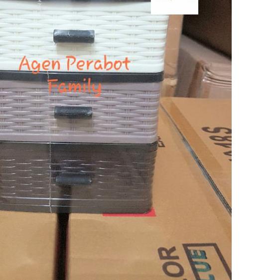 ✶ Laci Susun 3 Kecil Hawaii / Laci Mini / Mini Container / Laci Plastik ✷