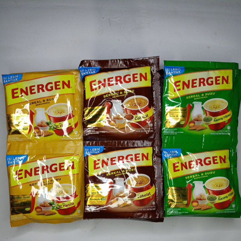 

Energen Sereal & Susu 1Renceng isi 10