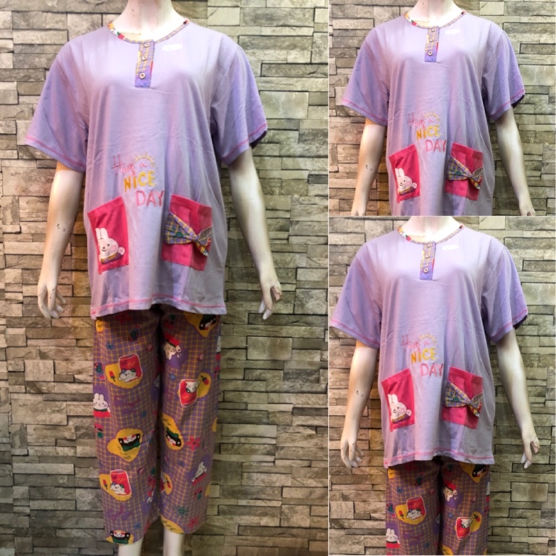 CP FOREVER MAMA SIZE | BAJU TIDUR | PIYAMA | COD-510 Ungu