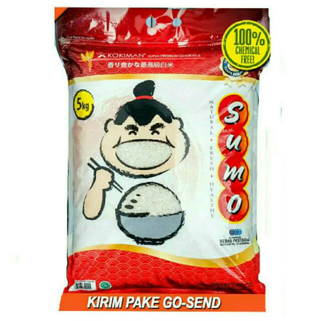 

Beras cap merek Sumo merah 5 kg Asli!!! - GOSEND