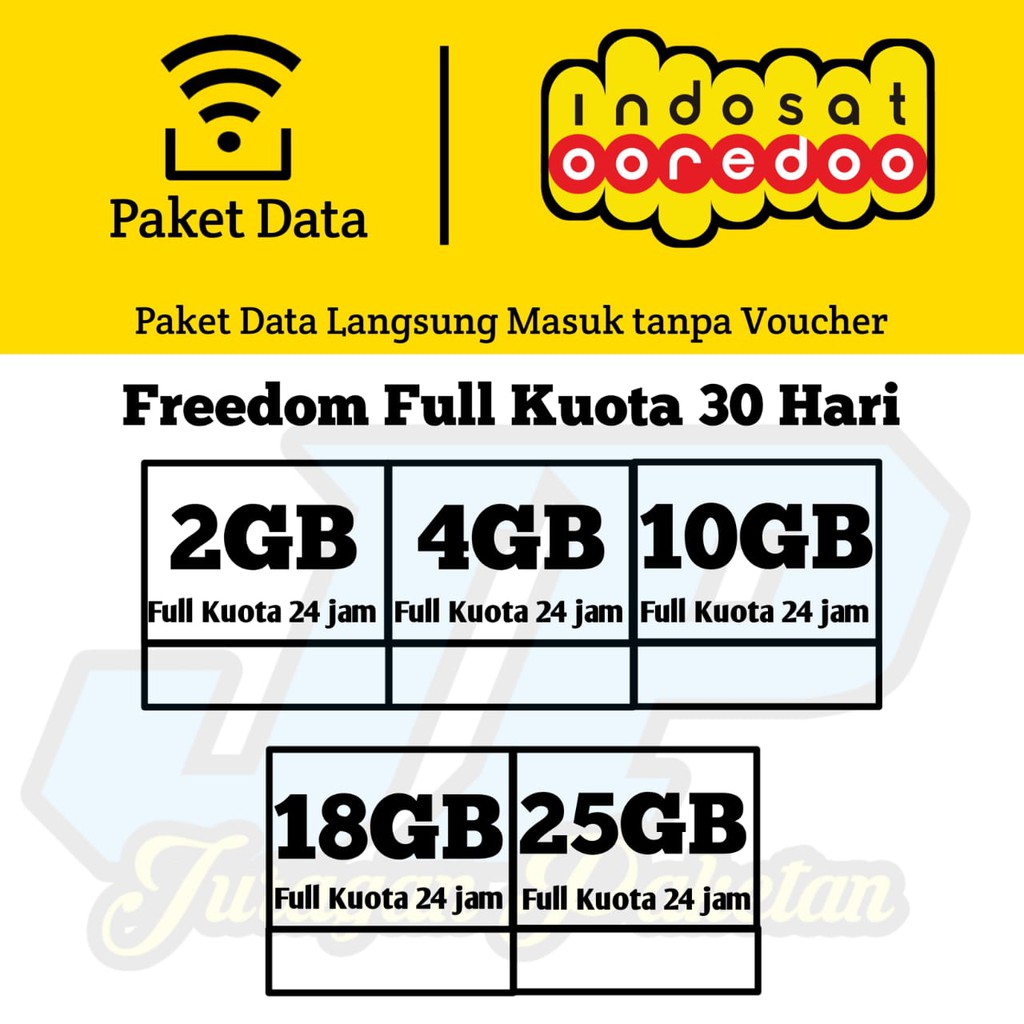 Paket Data Internet Indosat Im3 Freedom Full Kuota 24 Jam 30 Hari Murah Kuota Internet Indosat Im3 Shopee Indonesia