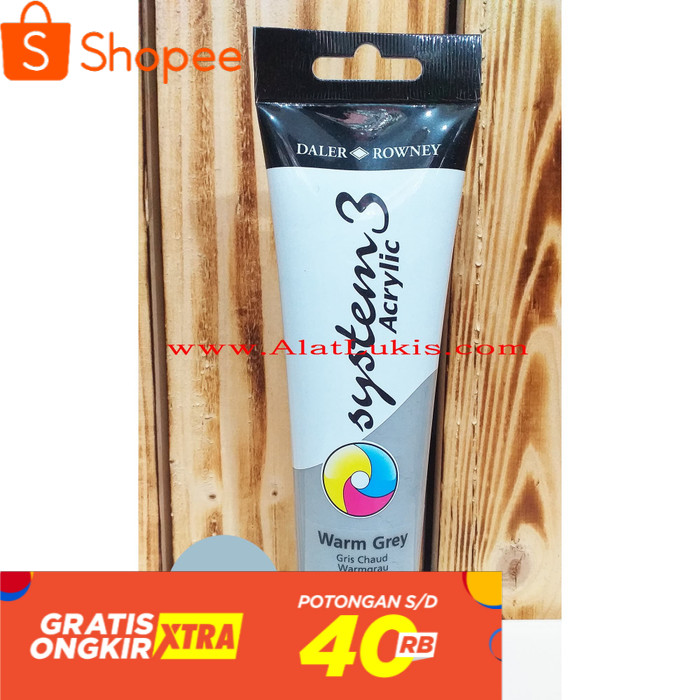 

Cat Akrilik System 3 150 ml warna Warm Gray
