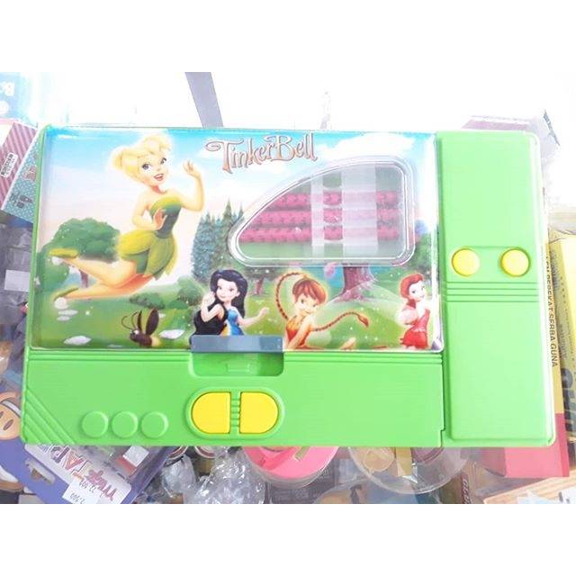 Kotak pensil lucu/kotak pensil Tinker Bell/tempat pensil anak lucu/tempat pensil lucu