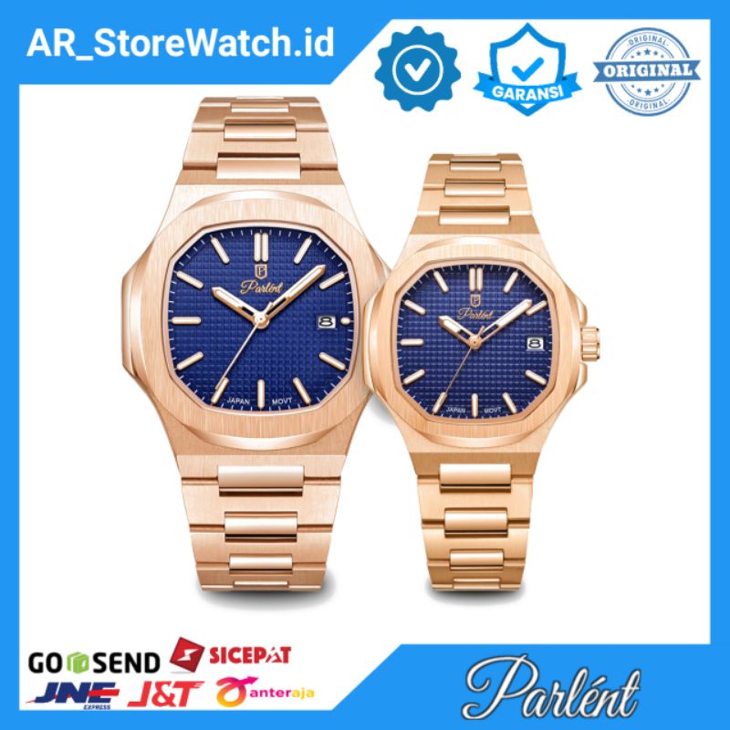 Jam Tangan Couple Parlent Phoenix Steel 2nd Generation & Phoenix Steel Femme 2nd Original