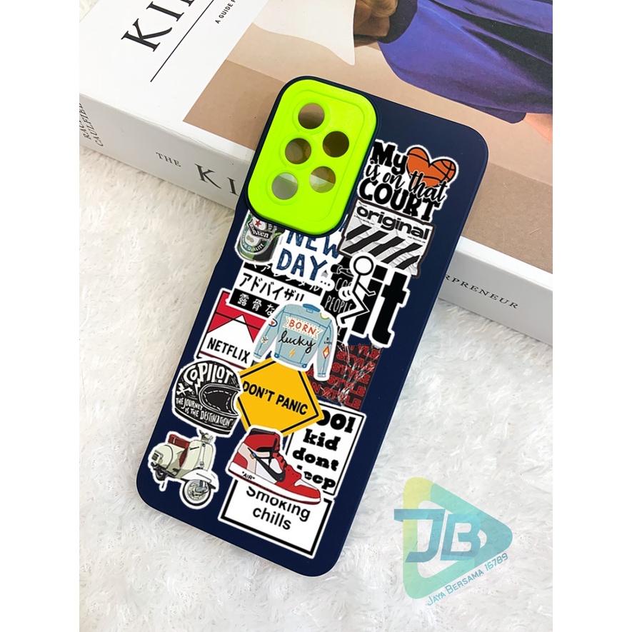 SOFTCASE NALLE SILIKON 2IN1 CAMERA PROTECTION STIKER OPPO VIVO SAMSUNG REALME XIAOMI IPHONE FOR ALL TYPE JB5803