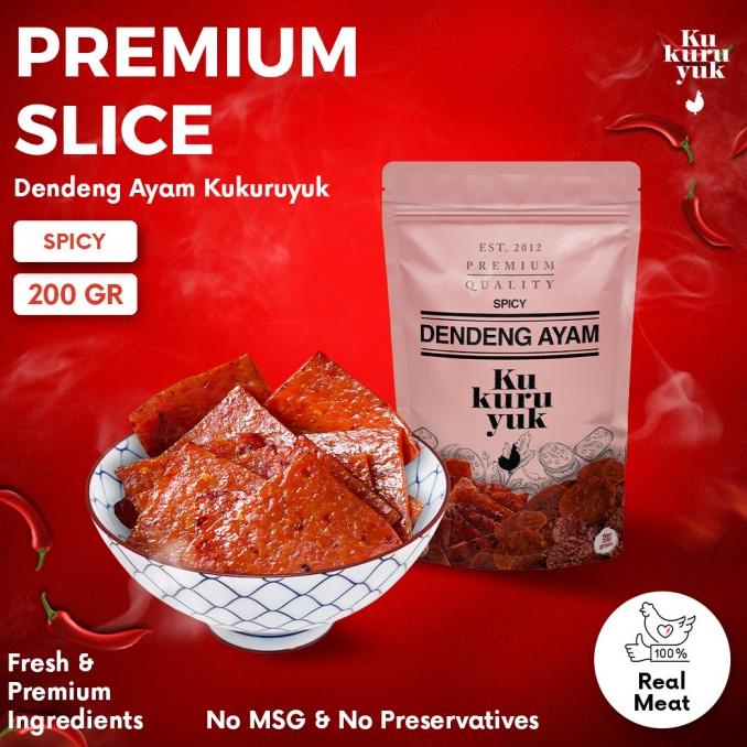 

vaargavaldian5678 [PREMIUM] Rasa Spicy / Pedas - 200 Gram - Dendeng Ayam Kukuruyuk TERLARIS TERPERCAYA ORIGINAL