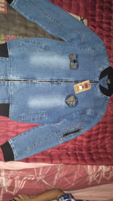 Jaket Bomber Jeans Scrub