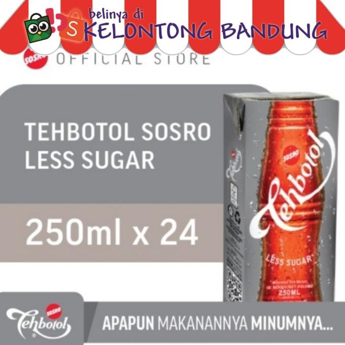 

[COD] Teh Botol Sosro Kemasan Kotak 250 ml Tehbotol 250ml - Dus Box Karton [COD]