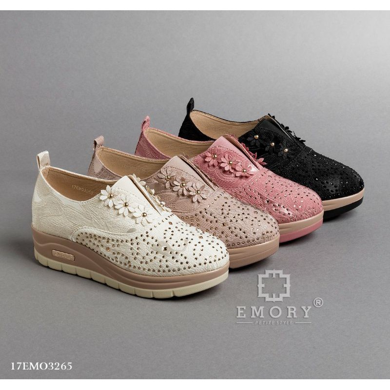 RESTOCK SEPATU EMORY ZARINNA WEDGES SERIES 17EMO3265