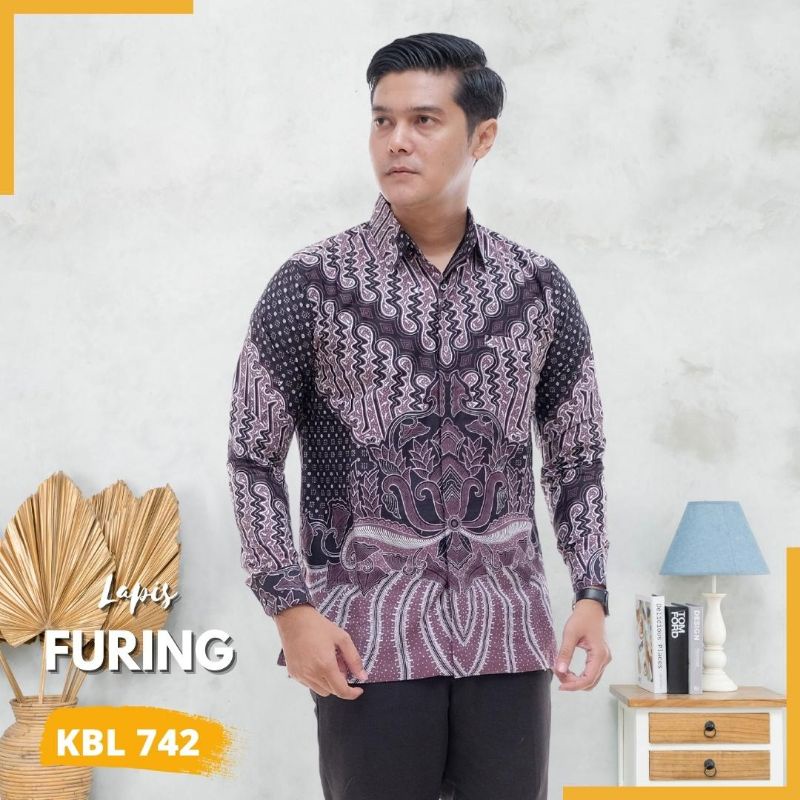 kemeja batik halus furing kemeja premium halus solo size M L XL XXL