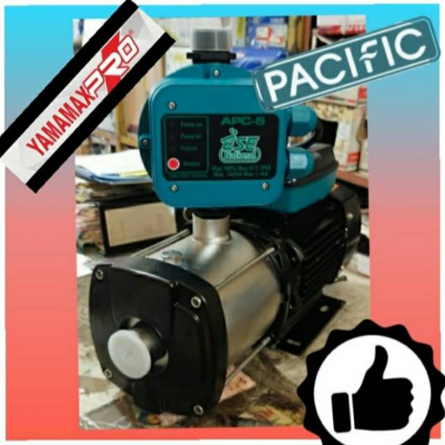 Garansi pompa air booster pump Yamamax Pro MT 36 + Automatic Pressure Control APC otomatis 1" inch d