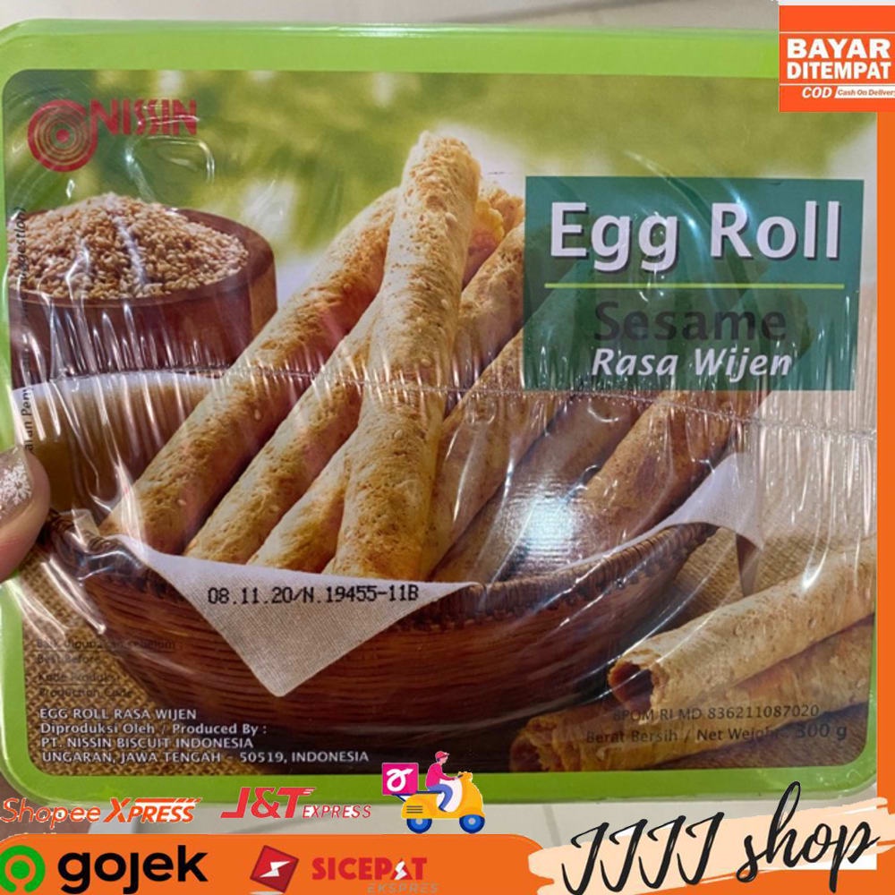 

Egg Roll Sesame Nissin Cemilan Snack 300gr