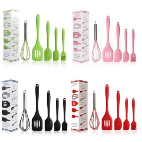 SPATULA SET 5 PCS BAKING PROPS