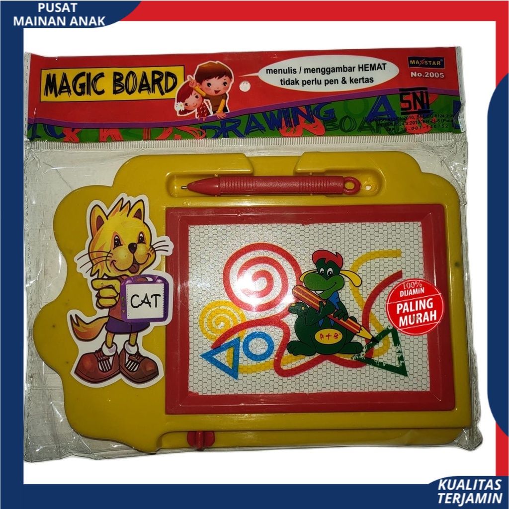 Mainan Anak Drawing Board Magnetic Papan Tulis Magnetik Hapus Gambar Edukasi belajar dan bermain