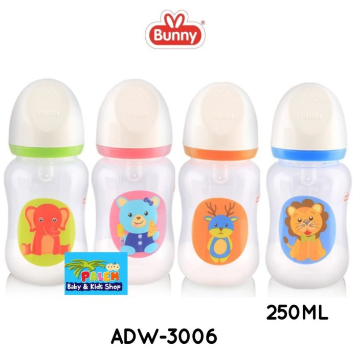 Lusty Bunny Wide Neck Easy Grip Bottle 125ml dan 250ml