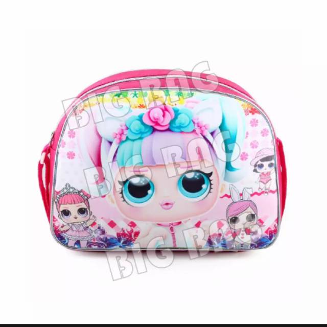 Tas Sekolah Anak Perempuan Karakter LOL Ransel Anak LOL Surprise Triple Set Tas Sekolah Anak