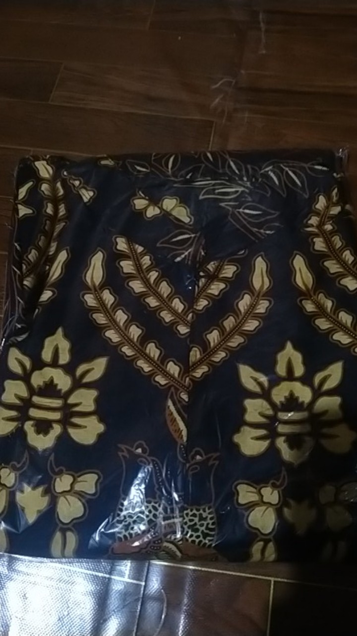 Baju Gamis Batik Busui Maxi Ndoro Jowi Ruffle Sania, Gamis Batik Muslim Terlaris, Gamis Busui