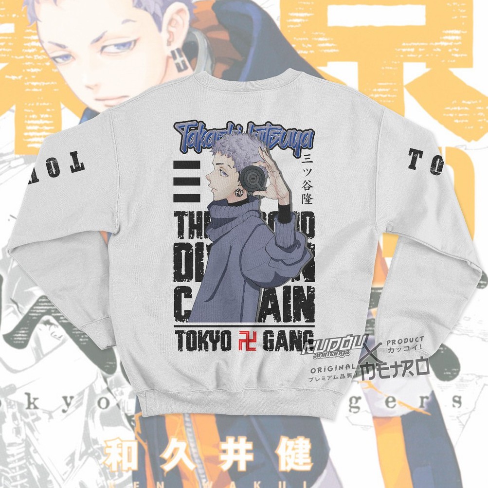 Crewneck Takashi Mitsuya Anime Manga Tokyo Revengers Premium Unisex