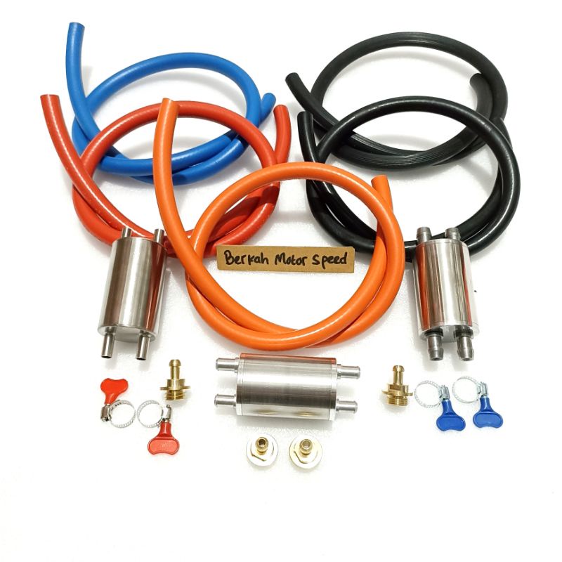 [PAKET] TABUNG HAWA SELANG TUTUP OLI HAWA RACING KLX YAMAHA SUZUKI HONDA SELANG HAWA SCORPIO KLX