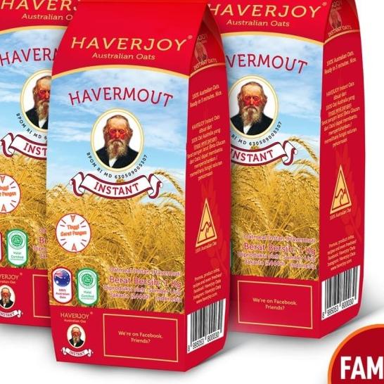 

Haverjoy Instan Oats 1000Gr @ 3Pcs