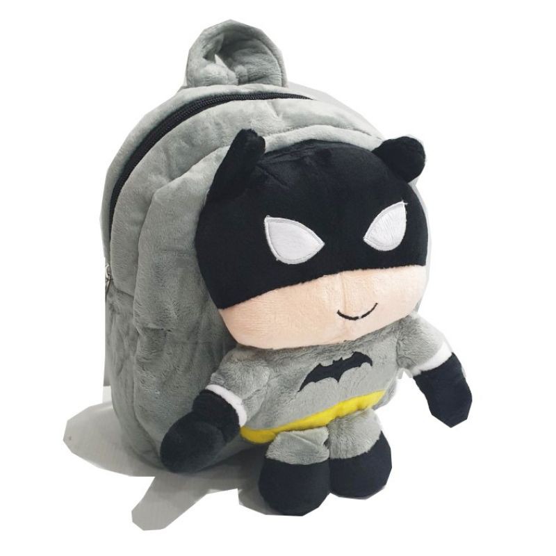 TAS BONEKA BATMAN IMPORT/TAS ANAK SEKOLAH PAUD/TAS BALITA LUCU/TAS BATMAN/TAS RANSEL BATMAN HALUS