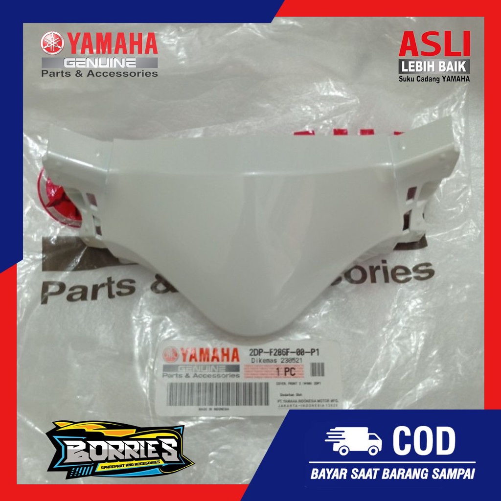 cover dagu bawah reflektor nmax old putih 2DP-F286F-00-P1 ori ygp