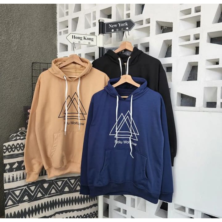 Sweater Wanita Grosir Berkualitas - Polu Triangle hodie