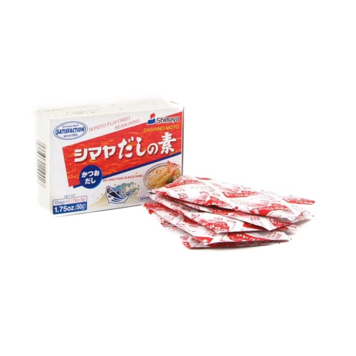 

NEW Shimaya Dashi No Moto 10x5gr| Kaldu Ikan Bubuk| Kaldu Ikan Jepang