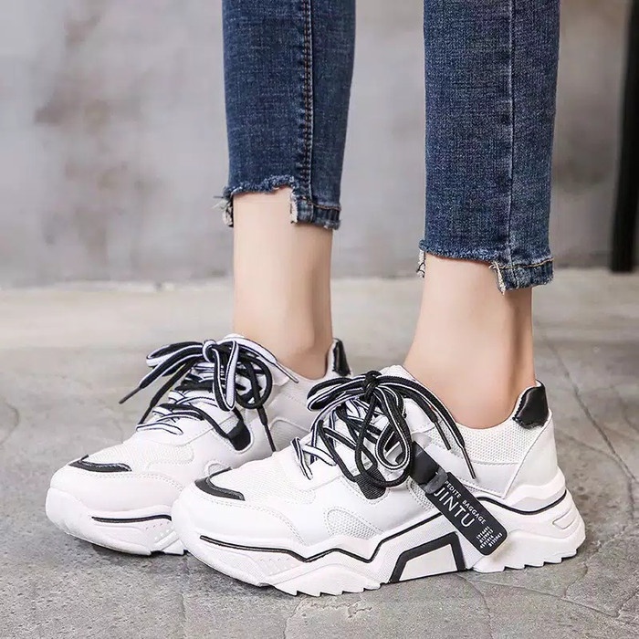 Sepatu Kekinian 2023 Cewek Dewasa Korea Sepatu Sneaker Wanita 2023 Sepatu Sneakers Wanita Sepatu Wan
