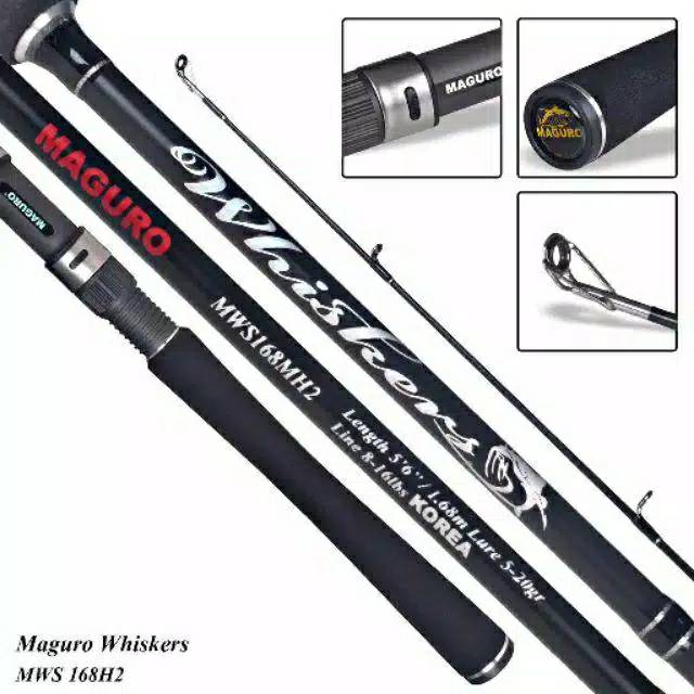 Joran Maguro Whiskers | Spinning | Kolam | Galatama | Lele | Bawal | Patin