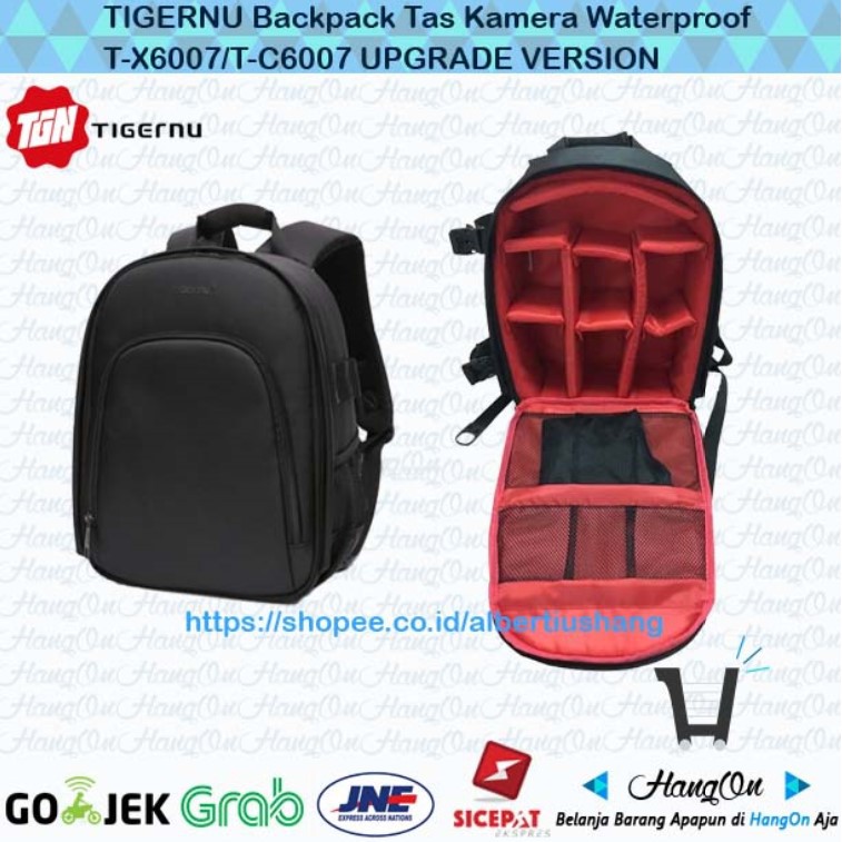 TIGERNU Backpack Tas Kamera Waterproof T-X6007/T-C6007 UPGRADE VERSION