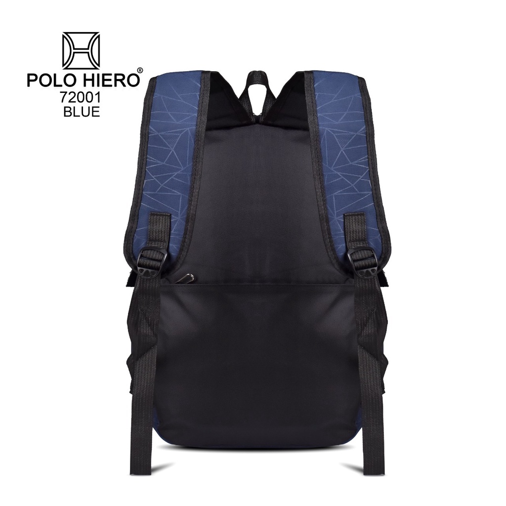 { FF } New Arrival / Tas Ransel Sekolah / Tas Fashion Unisex Polo Hiero 72001 / Tas pria Ransel Wanita Laptop