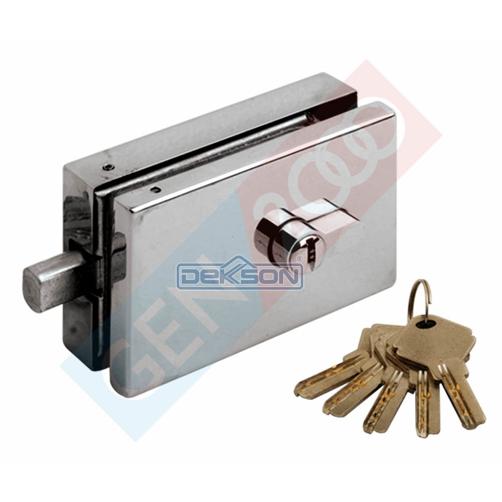 Kunci Pintu Kaca Dekson GDL 38225 Glass Door Lock DEKSON GDL 38225 Kilap Kunci Kamar Mandi Wc Shower
