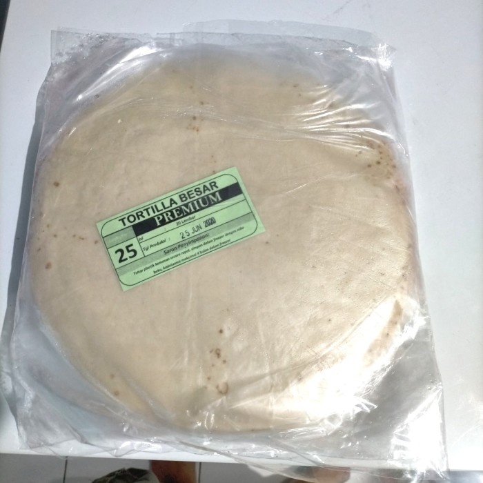 

Tortilla Besar Manis 25cm (20 lembar)