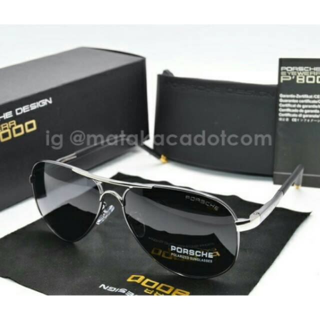 BISA COD || BEST SELLER KACA MATA PRIA PORSCHE DESIGN SUPER PREMIUM LENSA POLAROID FULLSET