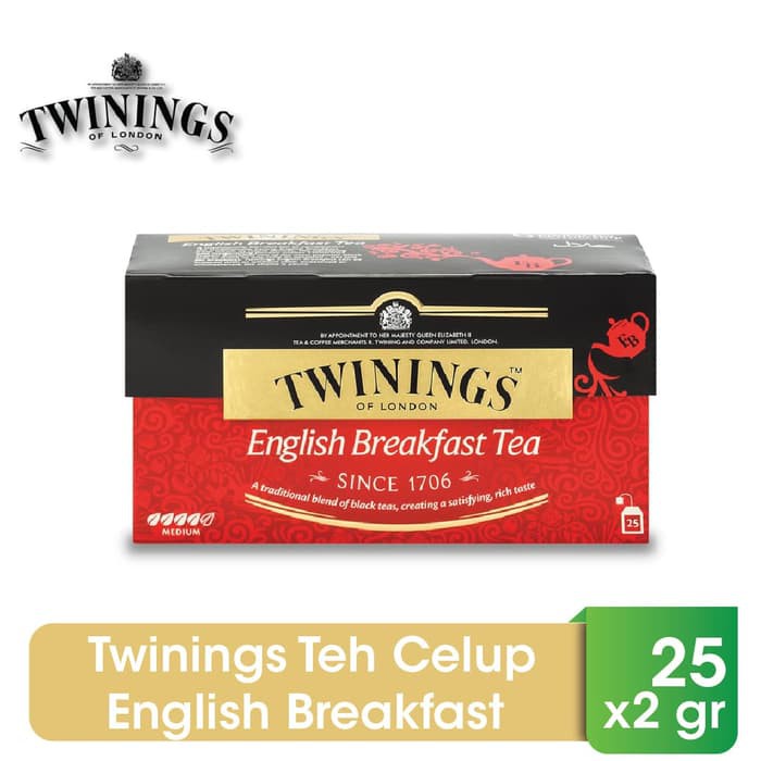 

Twinings Teh Celup English Breakfast 25x2gr vnl2235