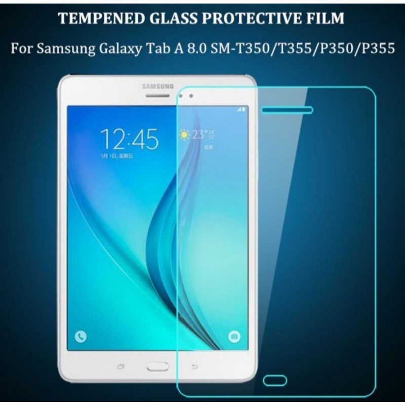 Tempered Glass Anti Gores Kaca Bening Samsung Galaxy Tab A 8.0" 2015 / 2016 SM-P355 / SM-P330SM-T350