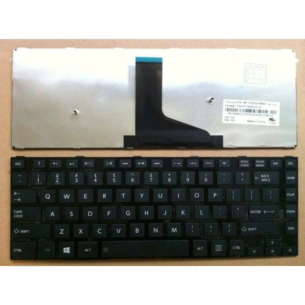 Keyboard Toshiba Satellite C40-A C40D-A C45-A C40T-A C45D-A C45T HITAM