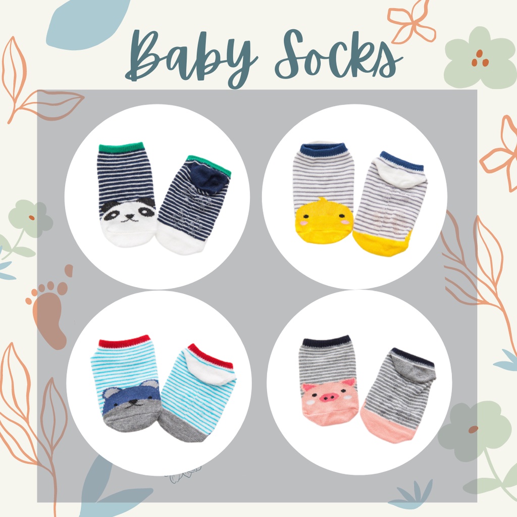 MBSS Kaus kaki anak bayi non-slip kaos kaki katun/ baby socks / NICE PETS