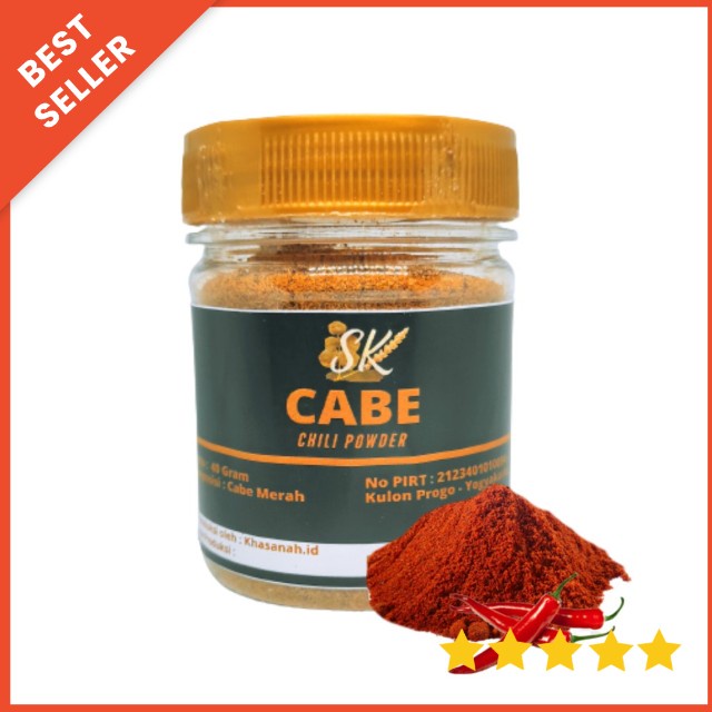 

Cabe Bubuk / Chili Powder Quality 40 gram