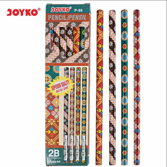 

Pensil 2B motif batik