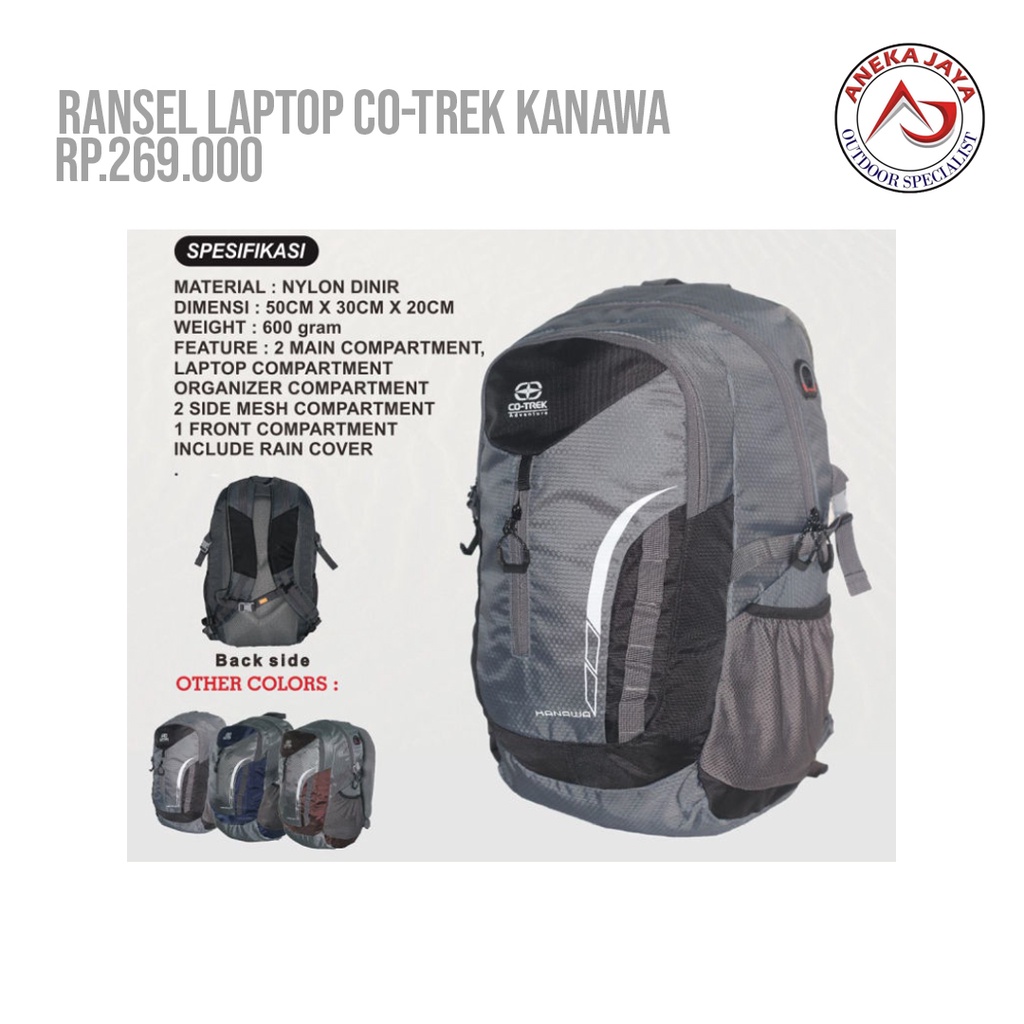 RANSEL LAPTOP CO-TREK KANAWA