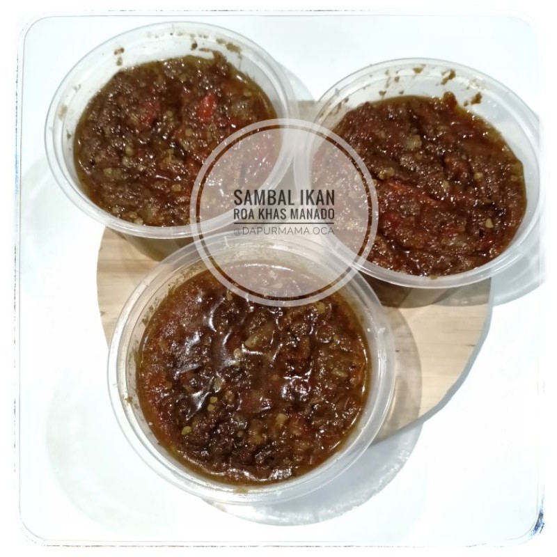 

SAMBAL IKAN ROA MINYAK SEDIKIT & TANPA MSG